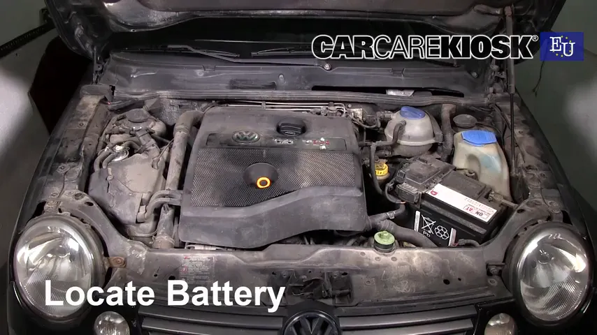 1999 Volkswagen Lupo TDI 1.4L 3 Cyl. Turbo Diesel Battery Replace